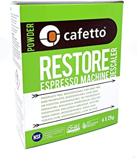 Cafetto Restore Espresso Machine Descaler Powder - 12 x 4 Pieces