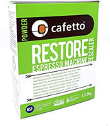 Cafetto Restore Espresso Machine Descaler Powder - 12 x 4 Pieces