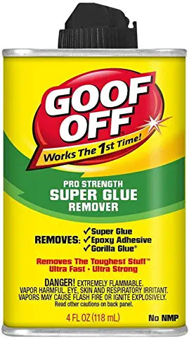 Goof Off Super Glue Remover, 4 oz