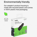 Belkin Car Charger with Dual USB Ports 42W – Black