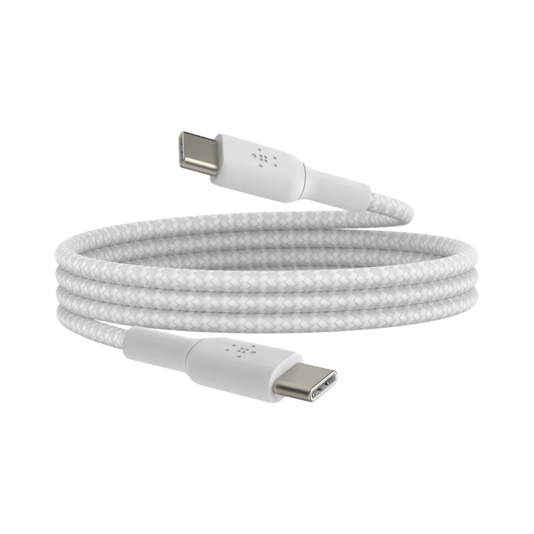 Belkin Braided USB-C Charging Cable - White 1 m