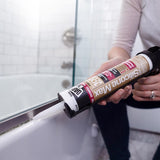 Dab Max Premium Silicone Sealant for Kitchen and Bathroom, Clear, 10.1 oz