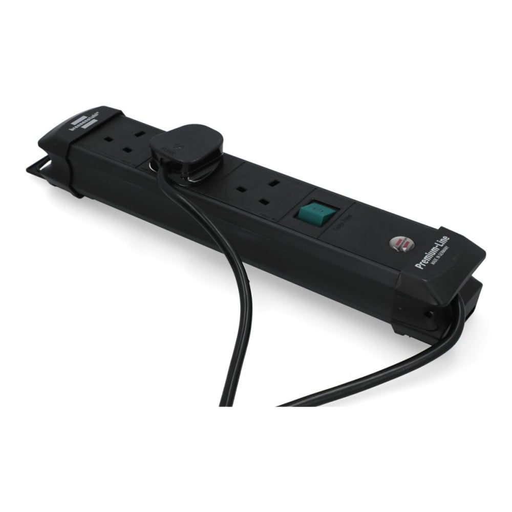 Brennenstuhl Premium Line 3-Outlet Power Strip, 5m - Black