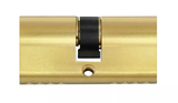 Yale 210 Series double euro profile cylinder K + K  62 mm Satin Brassox