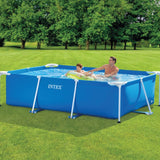 Intex Small Rectangular Pool, 300x200x75 cm, Blue - INT28272
