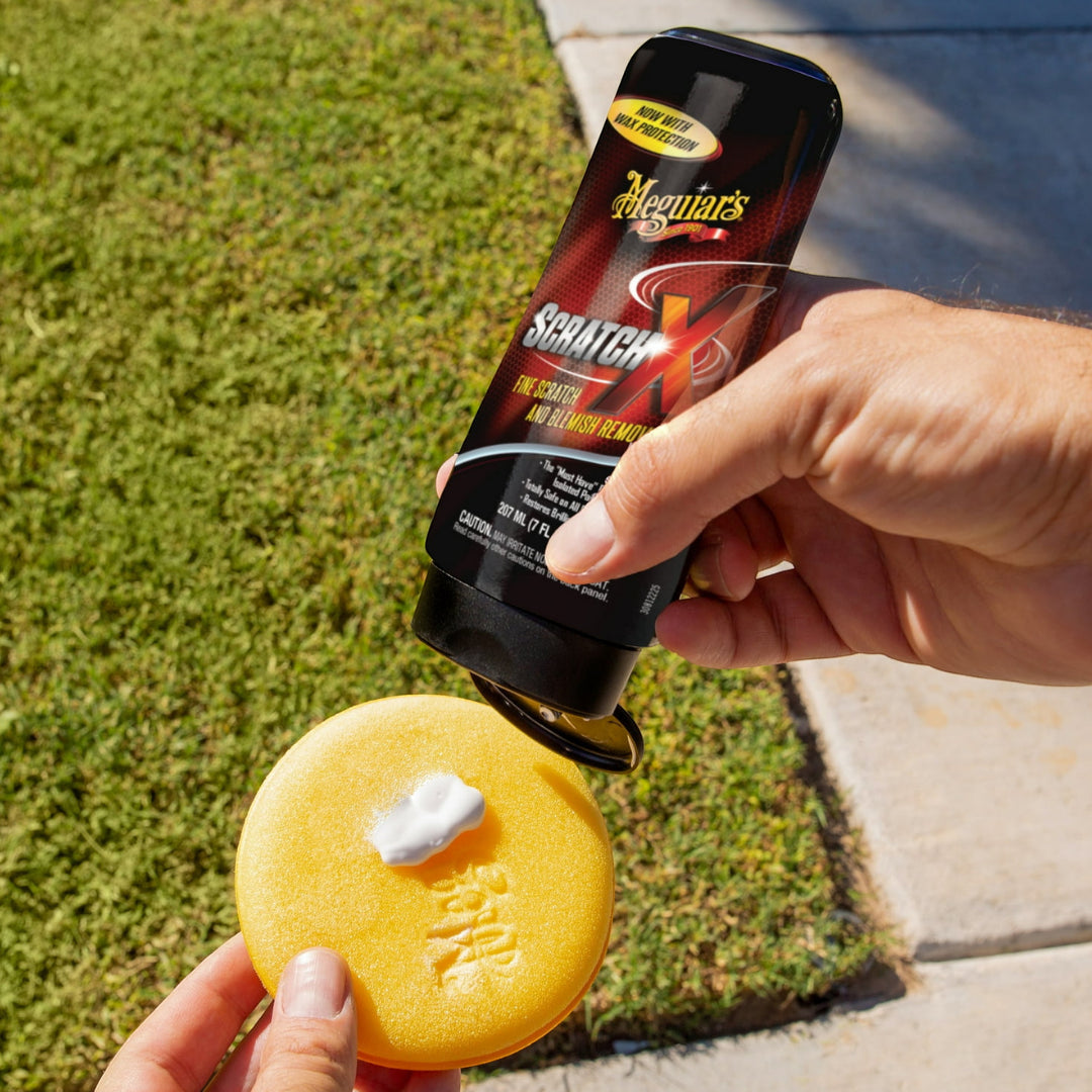 ماجوايرز سكراتش إكس - مزيل الخدوش الدقيقة والشوائب مع حماية بالشمع - ٢٠٧ مل
