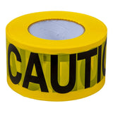 Hanson CH Warning Word Barrier Tape, 1000 Feet - Yellow & Black