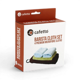 CAFETTO Microfibre Cleaning Cloths - (Clip Cloth Brown)