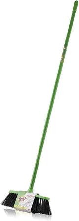 Scotch-Brite Twister Extra Outdoor Broom with Stick – Green & Black