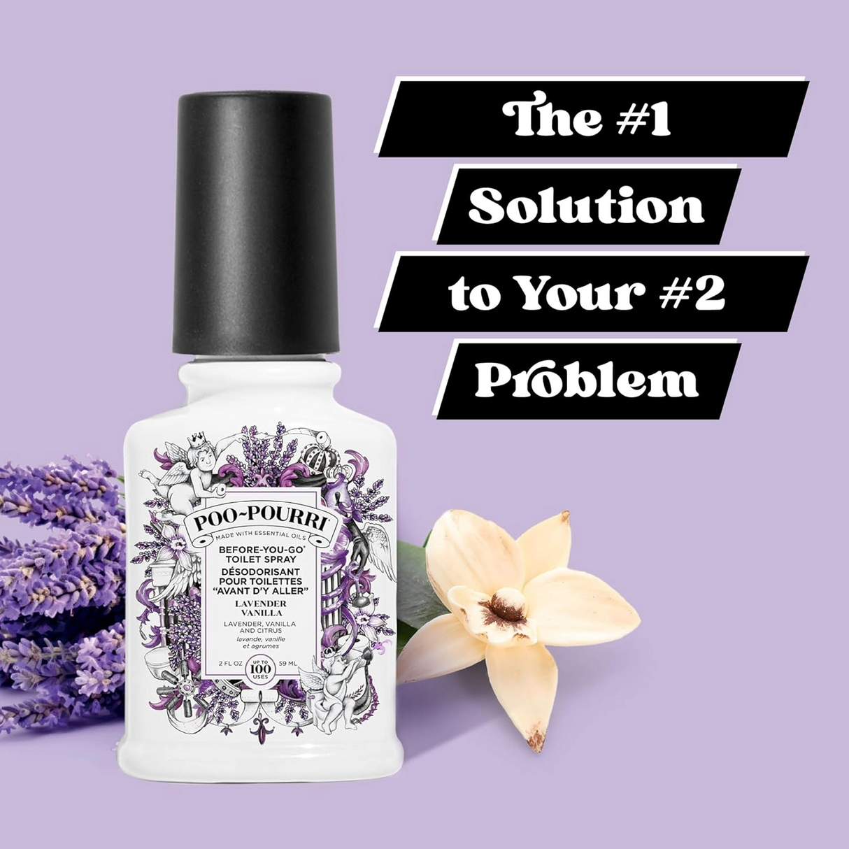 Poo-Pourri Toilet Spray Lavender Vanilla - 59ml