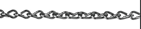 Campbell's Copper Plated Steel Double Jack Chain, 200 Feet Spool, 11 lbs.
