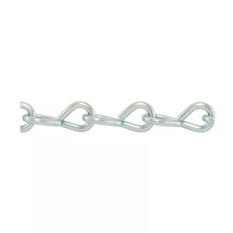 Campbell's Single Zinc Jack Chain, 250 Feet, Silver