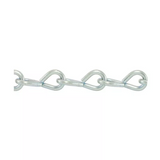 Campbell's Single Zinc Jack Chain, 250 Feet, Silver