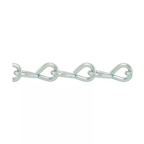 Campbell's Single Zinc Jack Chain, 250 Feet, Silver