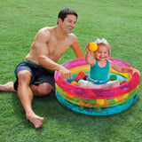 Intex Classic Baby Ball Game, 3 Rings, Multicolor - INT48674
