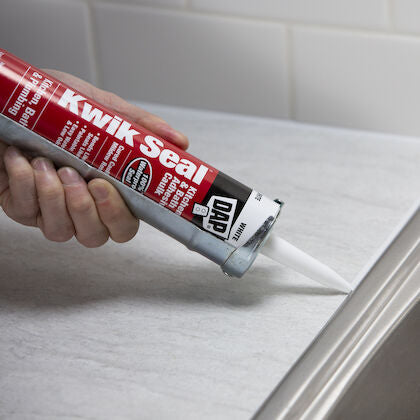 Dab Quick Seal Kitchen & Bathroom Adhesive, White, 10 oz